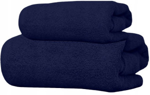 Zestaw Ręczników 2x500g 50x100 70x140 Granat