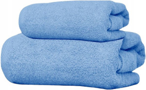 Zestaw Ręczników 2x500g 50x100 70x140 Błękit