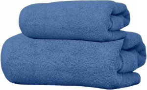 Zestaw Ręczników 2x500g 50x100 70x140 Niebieski