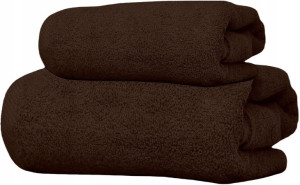 Zestaw Ręczników 2x500g 50x100 70x140 Brąz