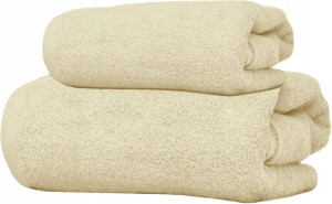 Zestaw Ręczników 2x500g 50x100 70x140 Ecru