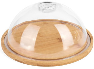 Deska do krojenia z kloszem okrągła 24 cm Smukee