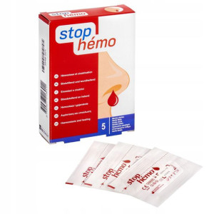 Tampony Na Krwawienia Z Nosa Stop Hemo 5 Szt.