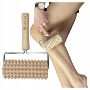 Masażer Drewniany Roller Do Masażu Antycellulitowy