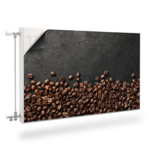 MAGNETYCZNA MASKOWNICA Na Kaloryfer Palone Ziarna Kawy 110cm x 60cm