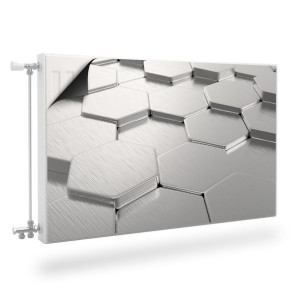 Osłona MAGNETYCZNA Kaloryfera Mozaika Heksagony Efekt 3D 100cm x 60cm