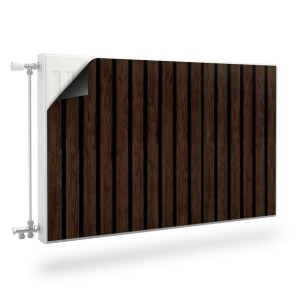 Mata MAGNETYCZNA Kaloryfera LAMELE Imitacja Drewna Efekt 3D 80cm x 60cm