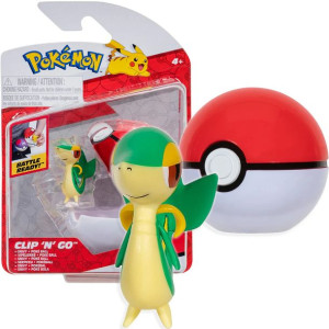 Pokemon Snivy Figurka Kolekcjonerska Poke Ball Clip'N'Go Jazwares 2668