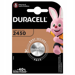 Bateria litowa DURACELL CR2450 3V 2450 1 SZTUKA DL2450 ECR2450 650 mAh