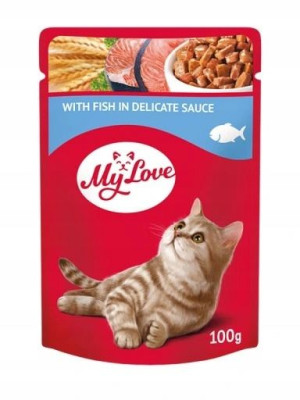 My Love mokra karma dla kota ryba w sosie 100g