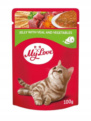 My Love karma dla kota cielęcina z warzywami 100g