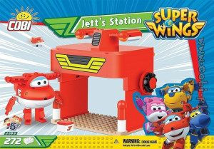 Cobi 25133 Super Wings Jett's Station