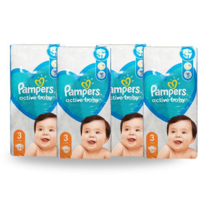 Pieluszki Pieluchy Pampers 3 Active Baby 216szt