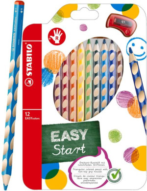 Kredki Stabilo Easycolors Dla Praworęcznych 12 Szt