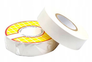 Taśma Izolacyjna Ul Pvc Szkota 18,3m Biała 19mm