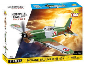cobi 5724 morane-saulnier ms.406 317 klocków