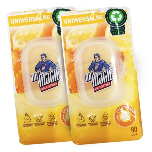 Ściereczki Nawilżane Uniwersalne Mr Magic 120szt