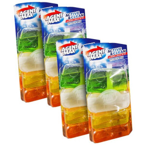Agent Max Zawieszka Kostka Z Płynem Citrus Mix 4x