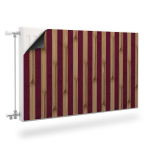 Mata Magnetyczna Na Grzejnik Lamele 3D Imitacja Drewna 80cm x 60cm