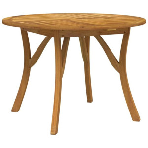 Stół ogrodowy, Ø110 cm, lite drewno akacjowe