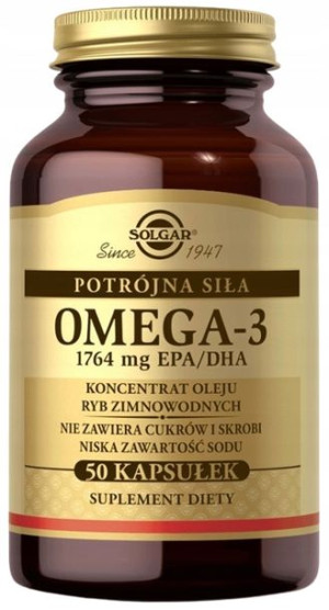Solgar Omega-3 1764 mg Kwasy EPA DHA Siła