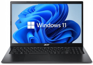 Laptop Acer 15 N5100-4 rdzenie 8GB SSD256+1TB W11