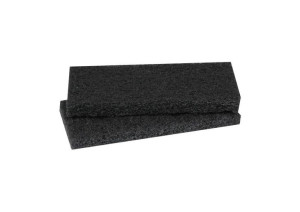 Włóknina czarna 120x250mm 2szt. Kubala 0363