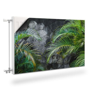 Mata MAGNETYCZNA Na Grzejnik Tropikalne LIŚCIE Beton 90cm x 60cm