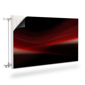 Mata MAGNETYCZNA Grzejnika ABSTRAKCJA Czerwona Fala 80cm x 60cm