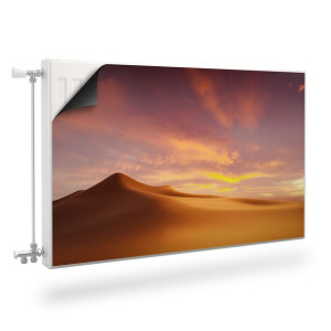 Mata MAGNETYCZNA Grzejnika Pustynna Wydma Zachód Słońca 110cm x 60cm
