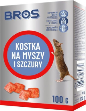 Bros Kostka Na Myszy I Szczury 100 G