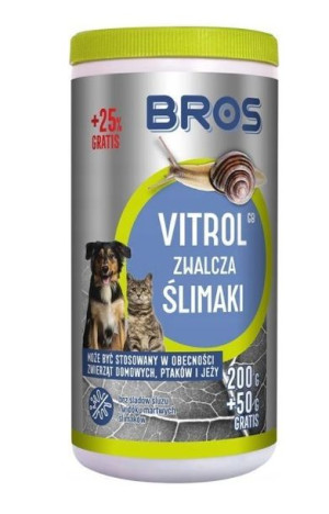 Bros Vitrol Gb Zwalcza Ślimaki 200 G + 50 G Gratis