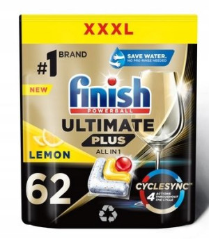 Kapsułki Ultimate Plus FINISH 62 Lemon Skuteczne