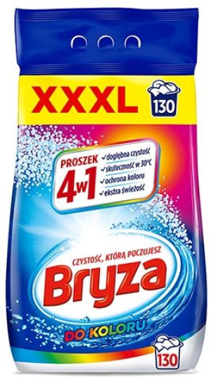Bryza 4w1 Proszek COLOR 8,45kg 130 Prań Do Prania