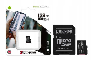 Karta Pamięci Kingston Microsd 100mb 128gb Canvas