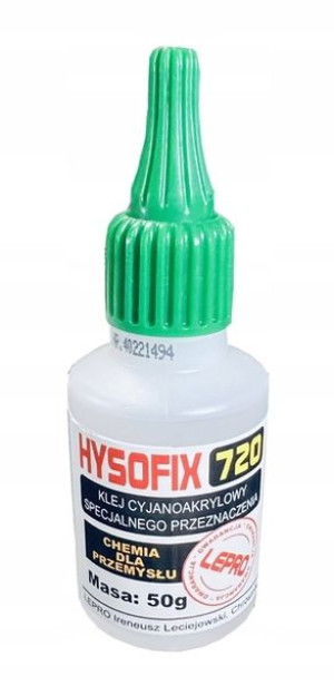 Klej Mega Mocny Cyjanoakrylowy Hysofix 720 – 50g