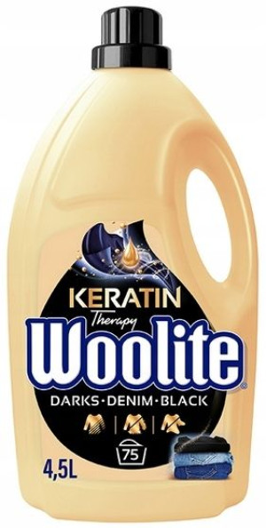Woolite Płyn Piorący Dark Keratin 4,5l/75 Prań