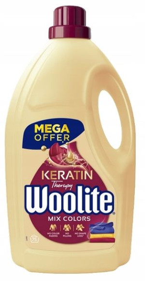 Woolite Płyn Piorący Colour Keratin 4,5l/75 Prań