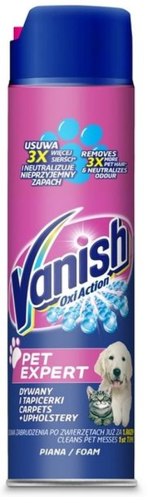 Vanish Pet Expert Mocna Pianka Czyszcząca 600ml