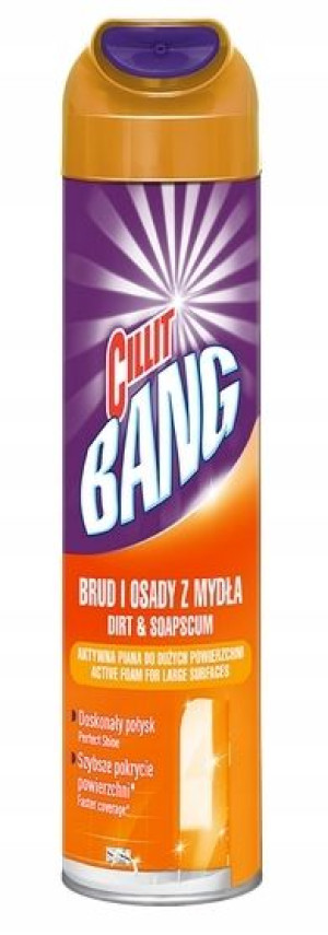 CILLIT BANG Aktywna Piana Osady Mydła 600ml Mocny