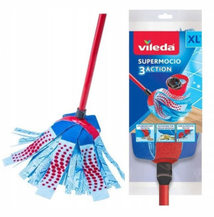 Mop Vileda 3action Velour Xl Superchłonny Szeroki
