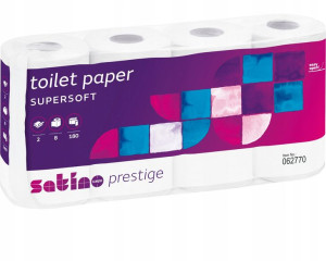 Papier Toaletowy Delikatnie Biały Wepa 8 Rolek
