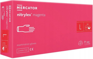 Rękawiczki Magenta Nitrylowe 9-l 100 Szt Nitrylex