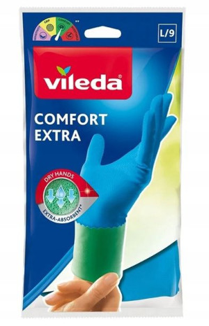 Rękawice Wielorazowe Vileda Guma Comfort Extra L