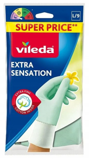 Rękawice Do Sprzątania Vileda Extra Sensation L/9