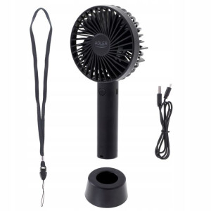 Wentylator Ręczny Mini USB Stojący ADLER AD 7331b