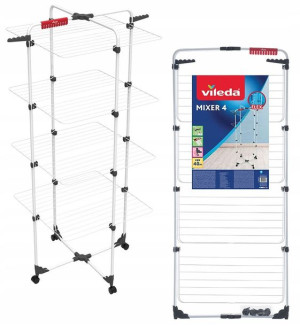 Suszarka Na Pranie Ubrania Vileda Mixer 4 Składana