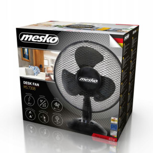 Wiatrak Wentylator Stojący Biurkowy MESKO MS 7308