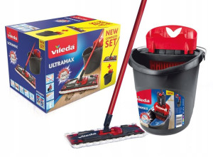 Mop Vileda Ultramax Box Zestaw Wiadro Wyciskacz