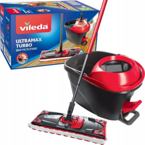 Mop Płaski Obrotowy Vileda Ultramax TURBO Zestaw